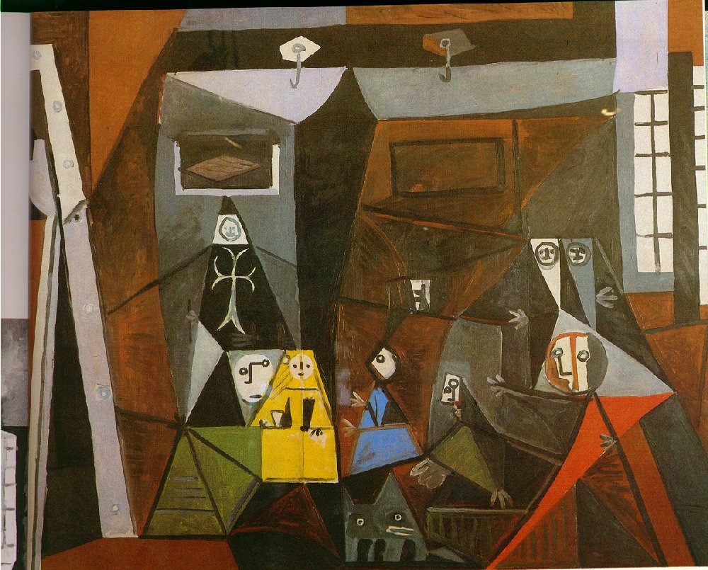 Picasso Las Meninas, after Diego Velazquez 1957